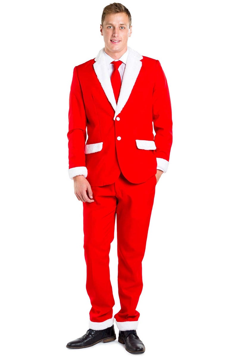 Tipsy Elves Santa Blazer with Tie: 40 - Image 3